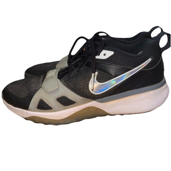 Nike Air Zoom Diamond Elite Turf Baseball Shoes Black DZ0503-001 Size 12 - Picture 1 of 9